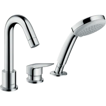 Vodovodní baterie Hansgrohe Logis 3-otvorová páková baterie na okraj vany, chrom 71313000