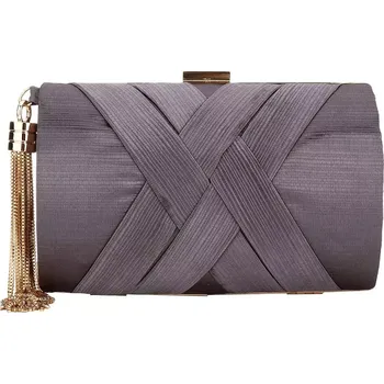 Kabelka Společenské psaníčko se štrasem Blanca Grafitová