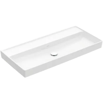 Umyvadlo Villeroy & Boch COLLARO - Umyvadlo na skříňku 1000x470x160 mm, bez přepadu, bílá Alpin CeramicPlus 4A33A3R1