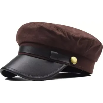 Čepice Dámská čepice kapitánka bekovka Daman Hnědá