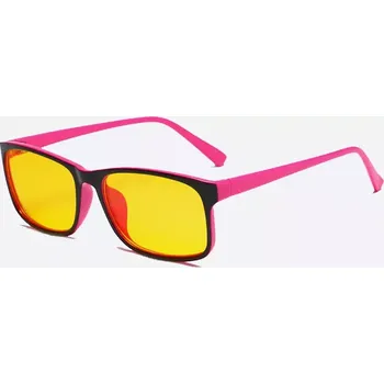 Počítačové brýle Brýle s filtrem modrého světla bez dioptrii KWE16- Růžové