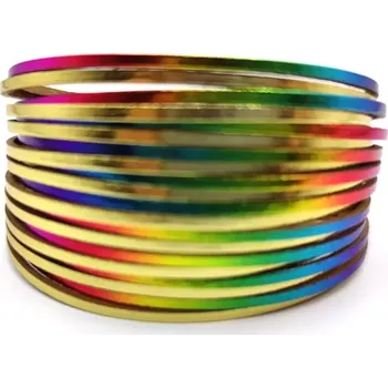 Náramek Metalický náramek na ruku Rainbow world