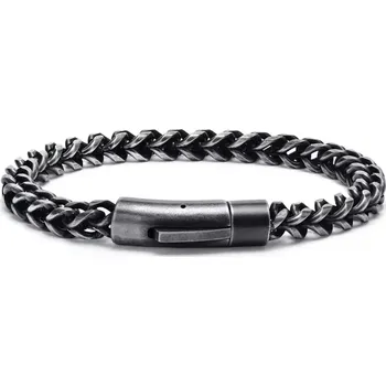 Náramek Náramek z chirurgické oceli Hyginus Gunmental - Délka 21 cm