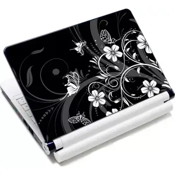 Huado fólie na notebook 12-15.6" Květiny a motýlci