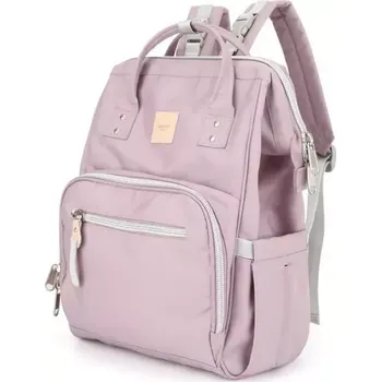 Městský batoh Himawari dámský batoh Camelia Diaper Purpurový 19L
