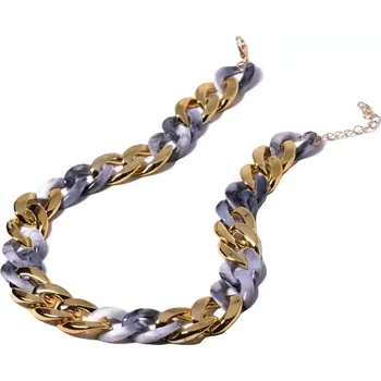 Náhrdelník Řetízkový náhrdelník Megaloman Šedý