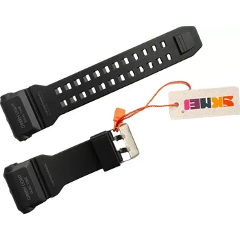 Řemínek na hodinky Náhradní řemínek pro duální hodinky Skmei 1637 Shaked Černé