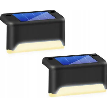 Lampička Solární lampa zapichovací lampa Masterled černá 4,7 cm 2 ks