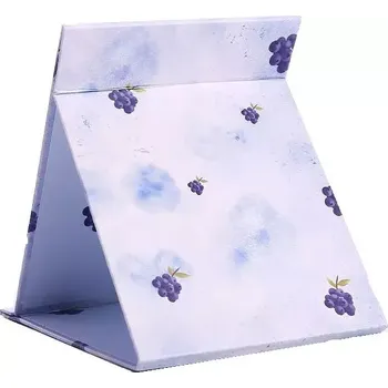 Kosmetické zrcátko Přenosné skládací zrcátko se stojánkem Borůvky