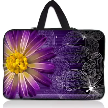 pouzdro na notebook Huado taška na notebook do 17.4" Gerbera a motýlci