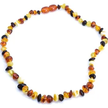 Náhrdelník Jantarové korálky multicolor 45 cm Marion - 45 cm