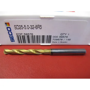 Vrták Monolitní tvrdokovový vrták 5,0 mm SD25-5.0-32-6R5 SECO