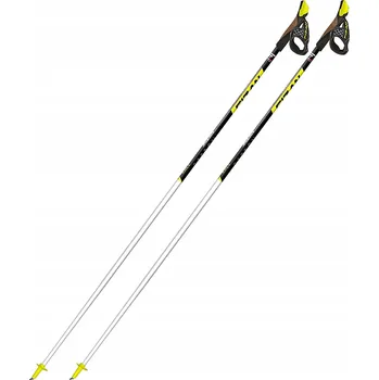 Trekingová hůl Hole na nordic walking Fizan Carbon Race žluté 130 cm