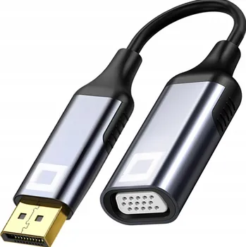 Video kabel CO2 ADAPTÉR DISPLAYPORT NA VGA KABEL PŘEVODNÍK FULL HD 60HZ
