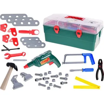 Hra na obchod Kufřík 32x15cm se sadou nářadí