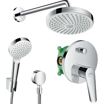 HANSGROHE HG SET Logis E1 - Sprchový systém pod omítku - páková baterie kompletní sada, chrom