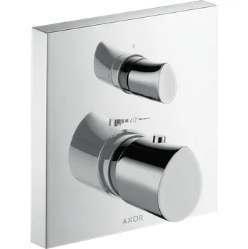 Vodovodní baterie AXOR Starck Organic Termostat s podomítkovou instalací, s uzavíracím a přepínacím ventilem, chrom 12716000