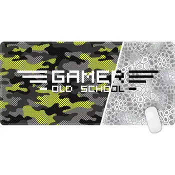 Stolní podložka XXL podložka pod myš HUADO Gamer Old school