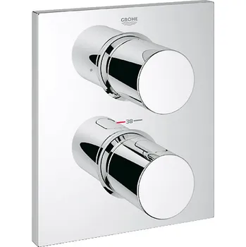 Vodovodní baterie GROHE Grohtherm F - Termostatická krytka s integrovaným 2-cestným přepínačem, Chrom 27618000