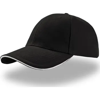 Kšiltovka Čepice kšiltovka ATLANTIS Liberty Sandwich, černá - bílý pruh