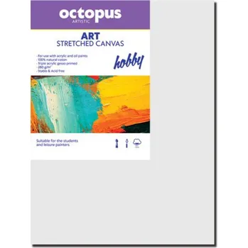 Malířské plátno Malířské plátno OCTOPUS Hobby 280 g 25 x 35 cm