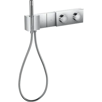 Vodovodní baterie AXOR Edge Modul termostatu Select 470/100 s podomítkovou instalací, pro 2 spotřebiče, chrom 46700000