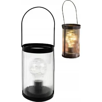 Lampička DEKORATIVNÍ STOLNÍ LAMPA ZAHRADNÍ ZÁVĚSNÁ LED NA BATERIE S DRŽÁKEM