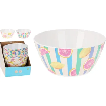 mísa 25cm, 4l melamin ovocný motiv mix