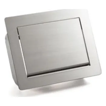 Nábytkové kování Nerezová vhozová dvířka, nakloněná montáž AZ-GD232-HL