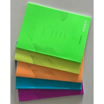 Sešit Sešit 544 NEON, formát A5, 40 listů, linkovaný, PP obal, mix 5 barev