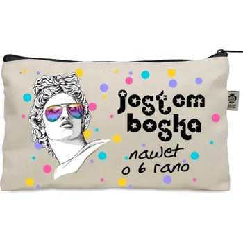 Kosmetická taška Kosmetická taštička béžová dárek ke Dni žen BOSSKÁ I RÁNO KO_258