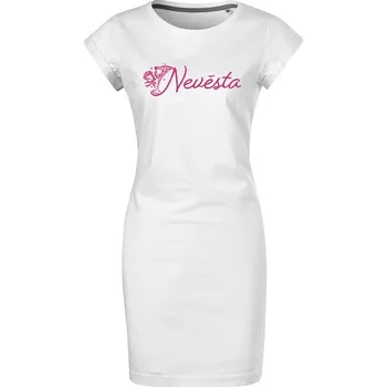 Dámské šaty Bontis Šaty Nevěsta PŘÍPITEK - Bílá | S