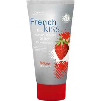 Lubrikační gel JoyDivision French Kiss lubrikant - jahoda (75 ml)