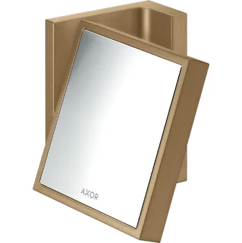 Zrcadlo AXOR Universal Rectangular Kosmetické zrcadlo, kartáčovaný bronz 42649140