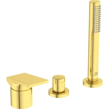 Vodovodní baterie Ideal Standard Extra - Vanová baterie 3-otvorová, kartáčovaná zlatá BD517A2