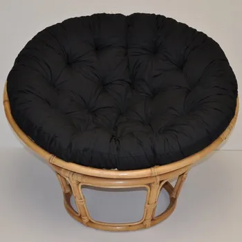 Papasan Nábytek PEGAS Ratanový papasan 110 cm medový polstr černý kepr
