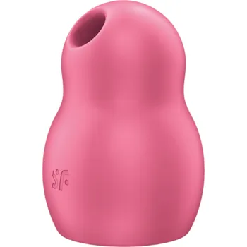 Vibrátor Satisfyer Pro To Go 1 - akumulátorový, tlakový stimulátor klitorisu (červený)