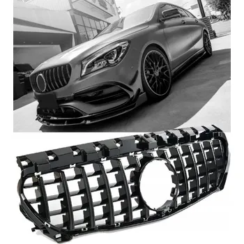 Posilovač řízení Černá atrapa chladiče Proteile pro Mercedes Benz CLA C117/X117 2013-2019