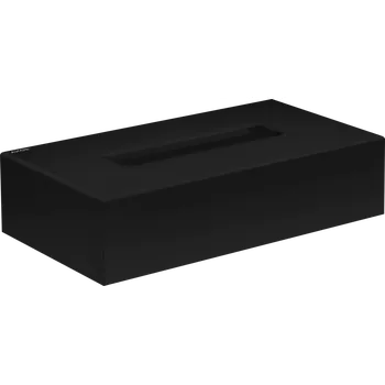 Držák na ručník AXOR Universal Circular zásobník na kosmetické kapesníčky, matná černá 42873670