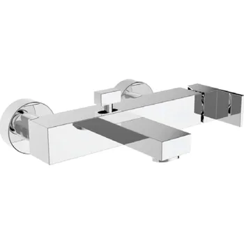 Vodovodní baterie Teorema Pillar - Vanová baterie nástěnná, chrom 8G160