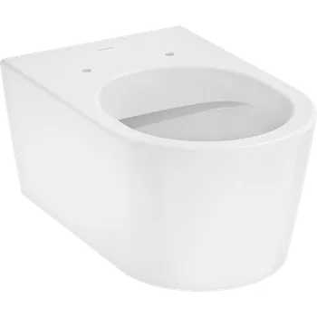 Klozet Hansgrohe EluPura S závěsná WC mísa 540 bez splachovacího okraje AquaFall Flush, HygieneEffect, bílá 62020450