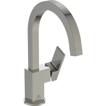 Vodovodní baterie Ideal Standard Extra - Umyvadlová baterie s otočným výtokem bez odtokové garnitury, ušlechtilá ocel BD505GN