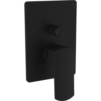 Vodovodní baterie Teorema Edge- vanová baterie pod omítku, komplet, černá 8E010BB
