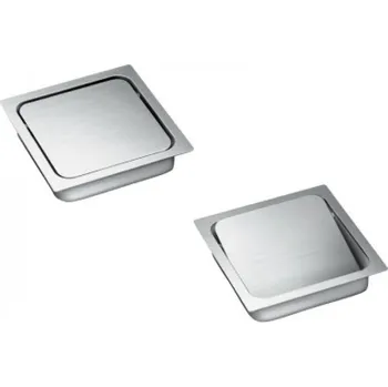 Nábytkové kování Nerezová vhozová víka, horizontální AD-KH028-HL