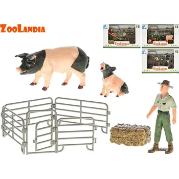 Figurka Zoolandia zvířátko farma s mládětem a doplňky