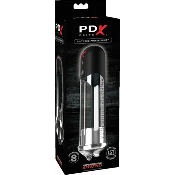 pumpička Automatická pumpa s rty - PDX Blowjob (černá)