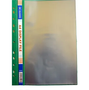 Obal závěsný A4 s 10 euro obaly- zelený