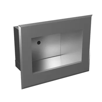 Sanela - Nerezové zápustné automatické umyvadlo s integrovaným spouštěčem vody a termostatickým ventilem, 24 V DC