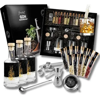 Vrták DIBYS DIY SADA PRO VÝROBU GINU - 12 DRUHŮ KOŘENÍ A PŘÍSLUŠENSTVÍ DÁREK PRO TATÍNKA