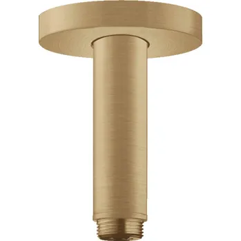 Tyč na sprchový závěs Hansgrohe přívod od stropu S 10 cm, kartáčovaný bronz 27393140